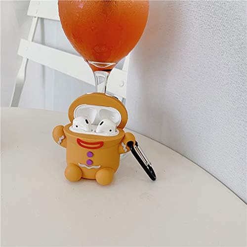 Miniatura 4 de Funda para AirPods de 21 generación 20192016, diseño de piel de personaje de animación de dibujos animados en 3D, funda protectora de silicona a