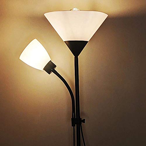 Luminária Articulada Abajur Chão duo floor Metal pedestal Lustre Coluna 1,72m