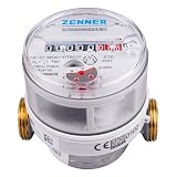 Contatore d'acqua Zenner Q3 = 2,5 acqua fredda + acqua calda, BL 80 mm, raccordo 3/4" / calibrazione 2025