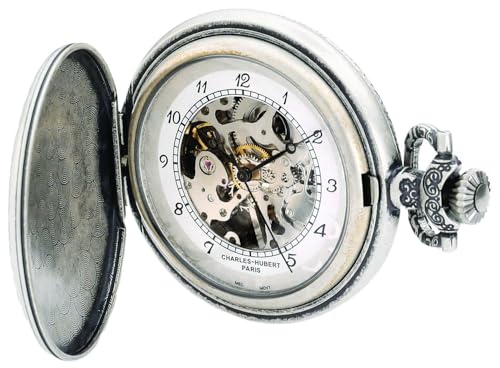 Charles-Hubert, Paris 3920 Classic Collection Antique Silver Plated Brass Mechanical