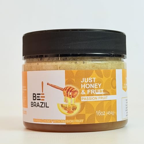 BeeBrazil ホイップはちみつ 454g パッションフルーツ ブラジル産