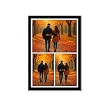Cadre photo personnalisé pour 3 photos : ajoutez 3 de vos photos préférées pour créer un cadre photo unique et personnalisé