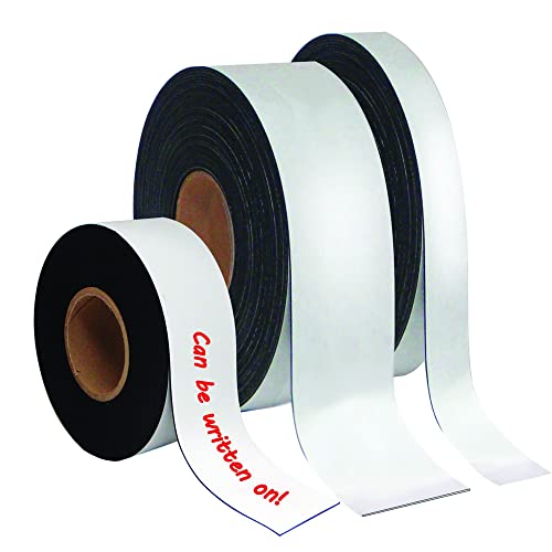 Mastervision Tape Roll Magnetic Dry Erase, 3" X 50' White #TOP6