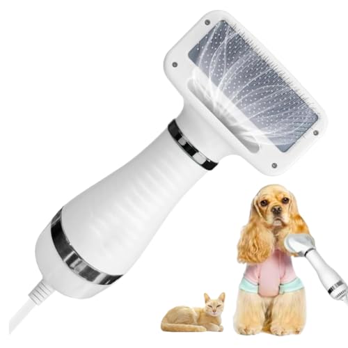 Secador Pet 110V 2 em 1 Silencioso Portátil Leve Soprador Cachorro Cão Gato Coelho Profissional Banh