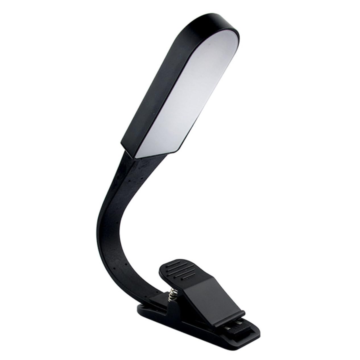 STOBOK USB Rechargeable Clip Reading Light Led Book Lamp for Bed Eye Care Feature Lightweight and Compact Design for Night Reading and Boys and Girls