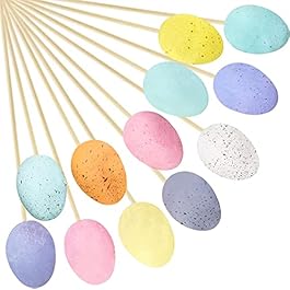 12 Pcs Easter Picks Faux...