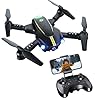 Drone with Camera, 1080P Camera FPV Mini Drones Foldable with 2 Batteries, Kids Drone Boys 8-12 10-15, 3 Speed Mode, 3D Flips, Gesture Photo, One-Key Return