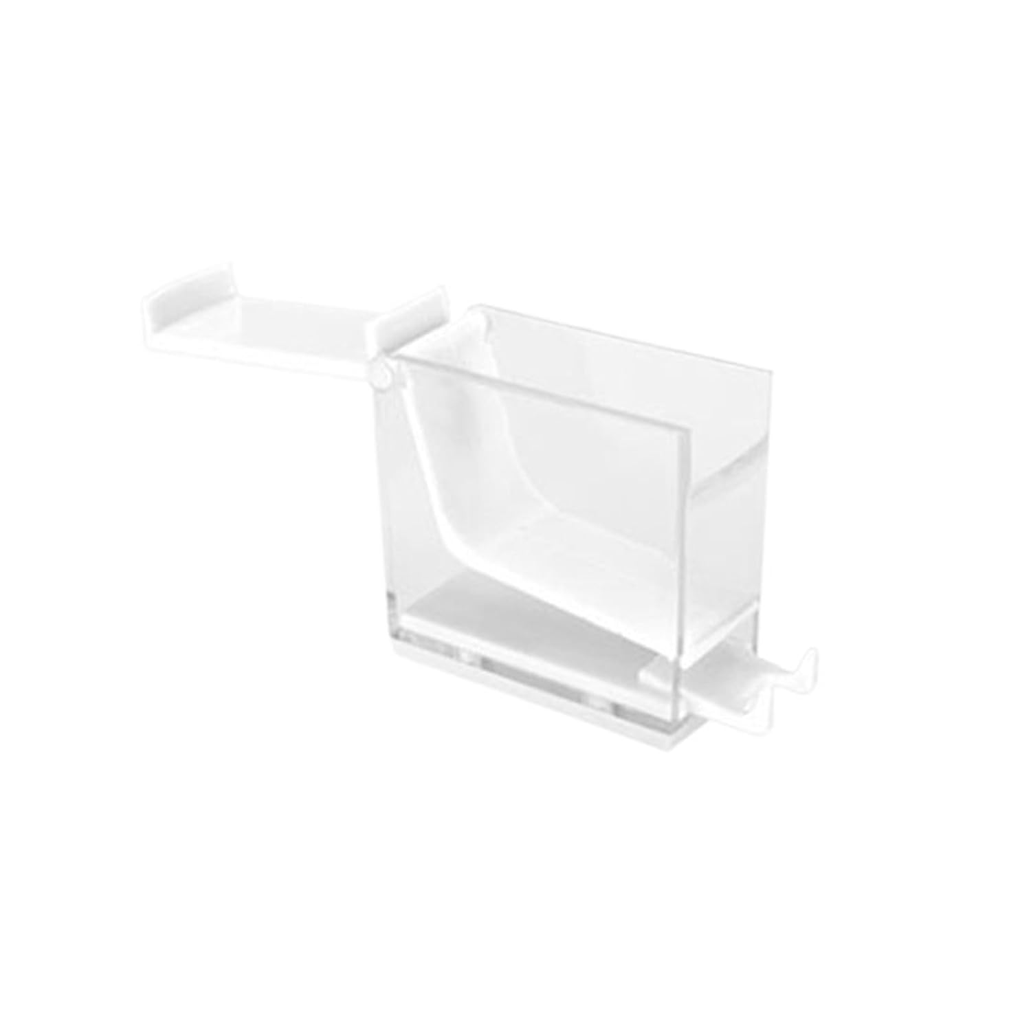 Cotton Roll Dispenser Hygienic Divider 1Pcs Dental Cotton Roll Dispenser Holder Dentist Orthodontic Rolls Storage Box Case Container Dentistry Supplies(White)