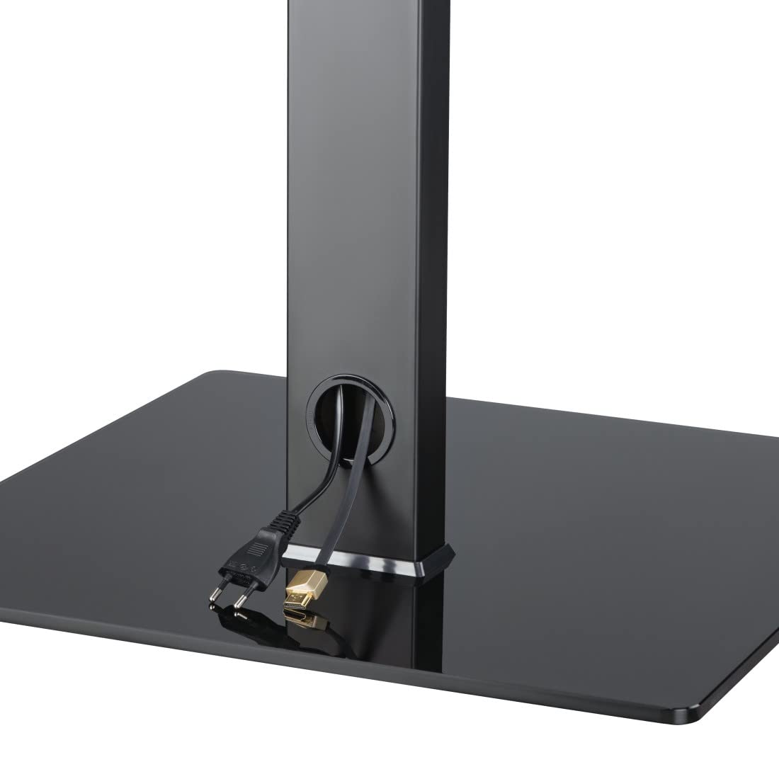 Hama Supporto per TV autoportante, girevole, altezza regolabile da 165 cm a 35 kg