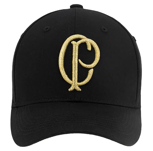 Boné Corinthians Bordado Frontal Lateral 6 Gomos Licenciado