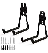 auvstar 2 Stücke Garage Storage Utility Doppelhaken,Wandhalterung Garage Lagerung haken,Garage St...