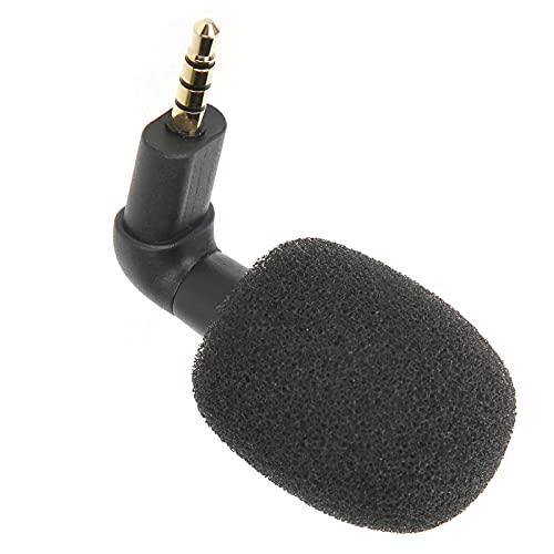 Acouto Ledistar Portable 3.5mm Capacitor Microphone for Mobile Phone & PC Recording, Omnidirectional, CVC Noise Reduction.