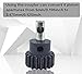 HOPLEX 32P 5mm Hardened Metal Pinion Motor Gear Set 14T 16T 18T 20T with 3.175mm Coupler for RC Buggy Car Monster Truck