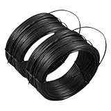 Utilisation flexible : adapté à différents besoins, ce fil enduit est idéal pour les projets pratiques et de bricolage, offrant une flexibilité, fil de chapellerie, kit de treillis métallique
