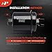 A-Premium Fuel Filter Compatible with Honda CR-V 1997-2001, Civic 1995-2000, Accord 1994-1997, Civic del Sol 1996-1997, Odyssey 1995-1998, Prelude & Acura CL 1997-1999, EL, Integra, RL & Isuzu Oasis