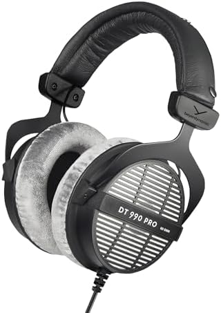 beyerdynamic DT 990 PRO Single Sided Wired On-Ear Studio Headphones for Mixing, Mastering and Editing, 80 Ohm. Handmade in Germany - View 3