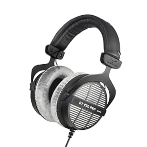 beyerdynamic DT 990 PRO einseitig kabelgebundener Over-Ear-Studiokopfhörer für Mixing, Mastering und Editing mit 80 Ohm. Handmade in Germany