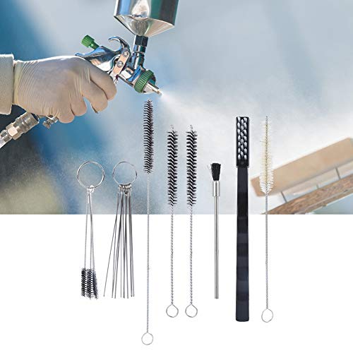 19 stks Reinigingsset voor Carburateur, Carburateurs Carbon Dirt Jet Verwijder Tool Draagbaar Airbrush Reiniging Set… - Image 4