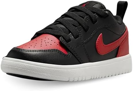 Nike Tênis infantil Air Jordan Low Alt, Preto/Varsity Red-Summit