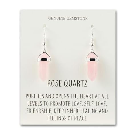 Philip Jones Rose Quartz Drop Earrings Cover