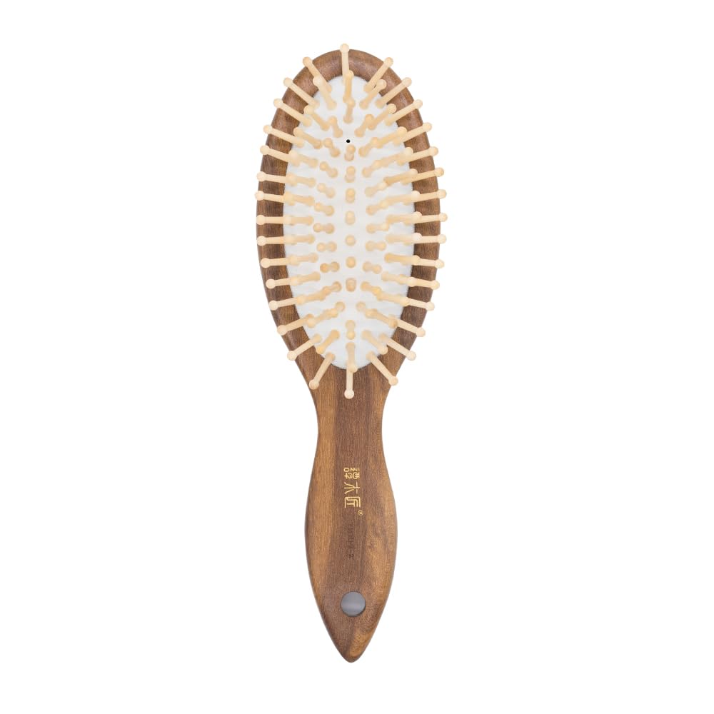 TAN MUJIANG Spazzola per capelli da donna in legno naturale antistatico YM3-2