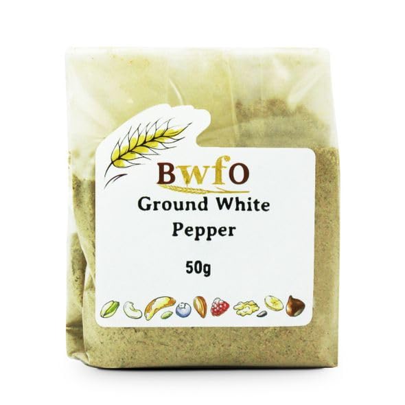 Buy Whole Foods Pepper White Ground (50g)