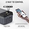 YELLOW JACKET 12 Volt Car Refrigerator, 16 Quart Electric Cooler, Portable Car Fridge for Outdoor Camping Travel, 12V/24V DC 110~240 Volt AC Refrigerator for Truck RV Home Office,-4℉-68℉ #1