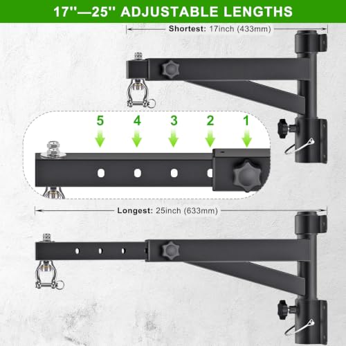 Kipika Heavy Bag Hanger Wall Mount Punching, Rotatable Heavy Duty Boxing Bag Bracket for Home Gym Indoor, Adjustable Length for Kickboxing Bag, Muay Thai Bag,Speed Bag by Kipika - Used condition - Image 4