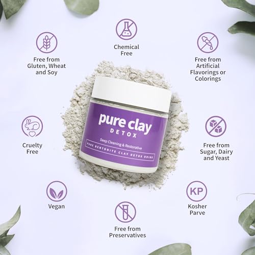 Food Grade Organic Calcium Bentonite Clay Powder, Internal and External Deep Cleansing, Daily Detox Drink, Face Mask, Body Mud, & Toothpaste - 16 oz - Image 4