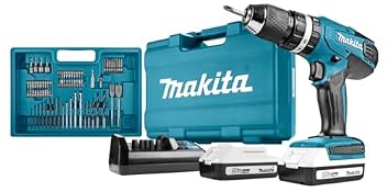 Makita Akkuschrauber 18V HP457DWE10 mit Akku und Zubehör
