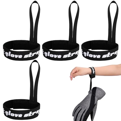 4 Stück Skihandschuhleine,Snowboard Handschuh Leine Für Skifahren,Sicherheitsseil Für Skihandschuhe,Outdoor Sport
