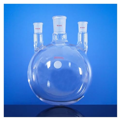 Flacon de laboratoire à fond rond trois cols LH-10 grande capacité