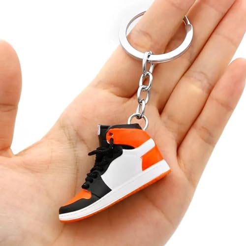 Image of CLA6 3D Sneaker Keychain | Miniature Shoe Keyring | Handcrafted And Hand-painted | Diverse Collection | Unisex