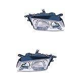 Scheinwerfer links Halogen Scheinwerfer Set links & rechts Hauptscheinwerfer Frontscheinwerfer H7/H1 ohne Lampenträger für Model 626 V Hatchback GF GW