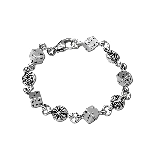 Silver Cross Bracelet & Necklace Set for Men and Women, Stainless Steel Chrome Jewelry, Adjustable Fashion Gift for Couples, Friends, or Anniversaries