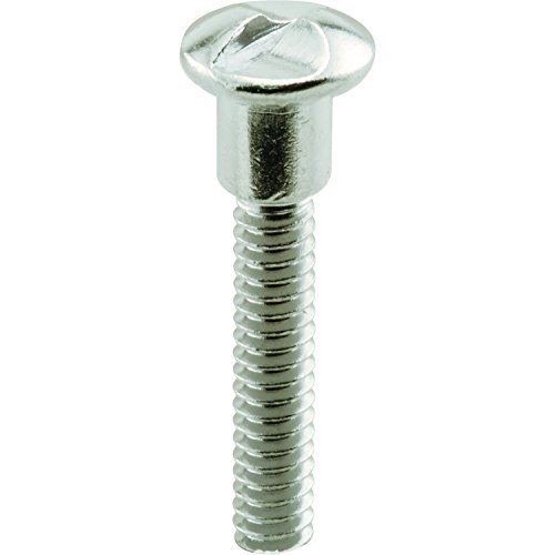 Prime-Line MP17055 One-Way Shoulder Screws, #10-24 x 1-3/16 In., Steel Construction, Chrome (25 Pack)