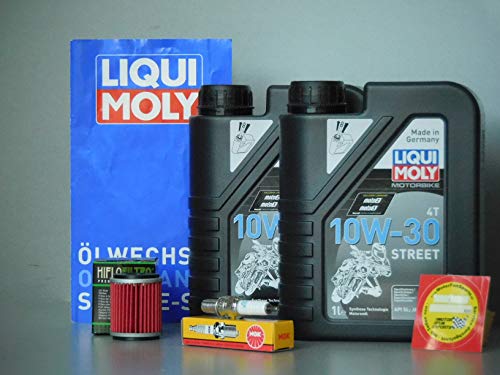 Wartungs Set MBK Skyliner 125 Öl Ölfilter Zündkerze Inspektion Service Roller