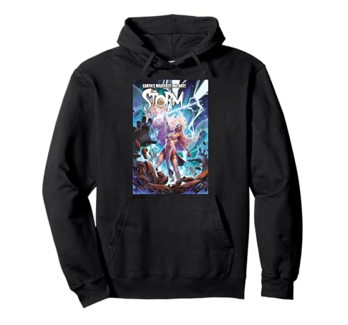 Marvel X-Men Earths Mightiest Mutant Storm Lightning Cover Pullover Hoodie