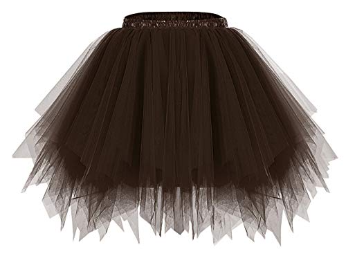 Halloween Tutu Skirt  Brown