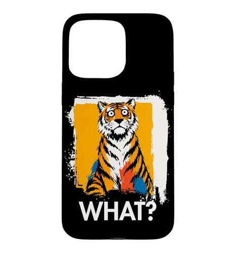 Tiger What?Tiger Meme Tiger Funny Say Animals �X�}�z�P�[�X iPhone 15 Pro Max �p