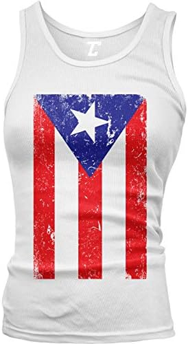 Distressed Puerto Rico Flag - Rican Latino Juniors Tank Top image 4