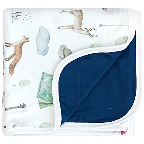 Image of Pobi Baby Premium Baby Blanket, Soft Stretchy Quilt for Babies, Toddlers, Kids (Explore)