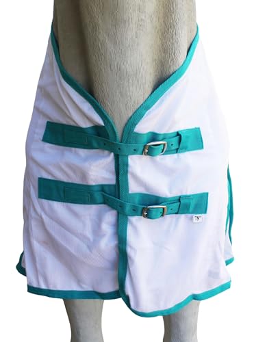 Image of Challenger Horse Airflow Mesh Summer Light Fly Sheet Teal 7333