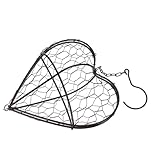 Conception compacte : la couronne en forme de cœur optimise l'espace, ce qui en fait le support idéal pour plantes suspendues en métal, parfait pour les appartements, les balcons ou les petits espaces extérieurs où chaque centimètre compte