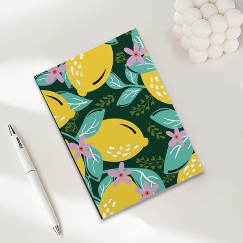 Lemon Notebook A5 Notebook for Office Note Taking 8.3" x 5.8" Wri...