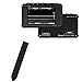 BoxWave Stylus Pouch Compatible with SainSmart DSO213 - Stylus PortaPouch, Stylus Holder Carrier Portable Self-Adhesive for SainSmart DSO213 - Jet Black