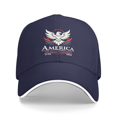 Gorro patriótico USA para golf 4 de julio azul marino miniatura 1
