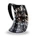 Genuine Viking Drinking Horn Mug Tankard handcrafted and polished finished | 20 Ounces
