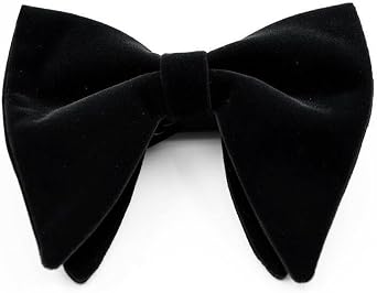 Velvet Bow Ties for Men Oversize Pre-tie Bowtie Cufflink Pock Square Set Tuxedo Bowties