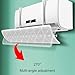 Air Deflector for Window Ac Unit, Vent Deflectors, Strong Load-bearing Capacity, Freely Adjust Wind Direction, for All Seasons(30cm/12in)